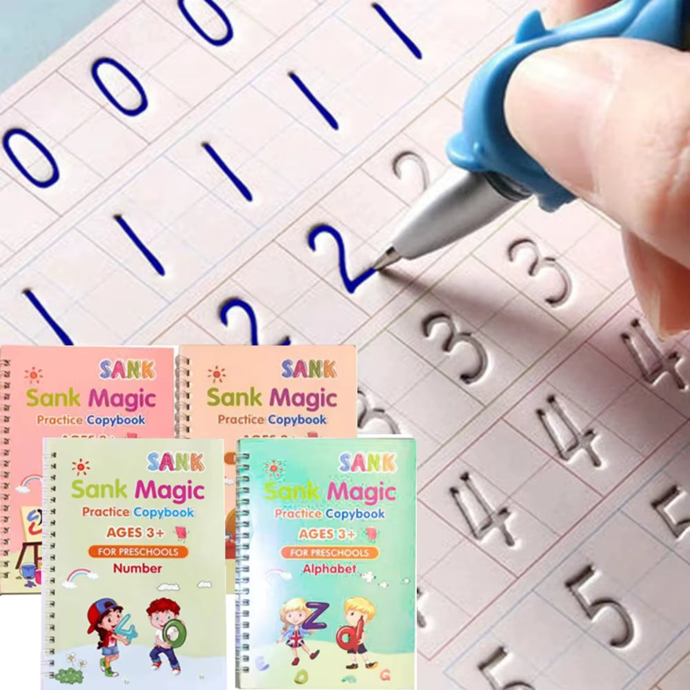 4 Libros Caligrafia Montessori